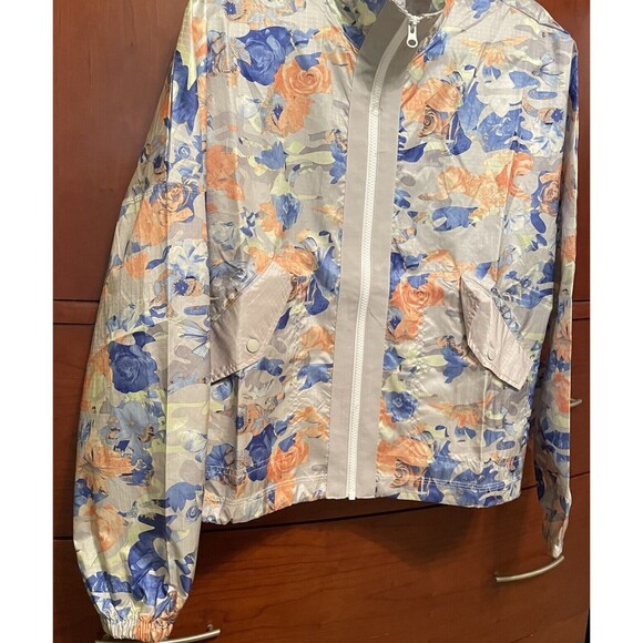 Nike Womens Woven Floral Track Zip Jacket Size L - CZ8184 072 Windbreaker NWT - Picture 10 of 16